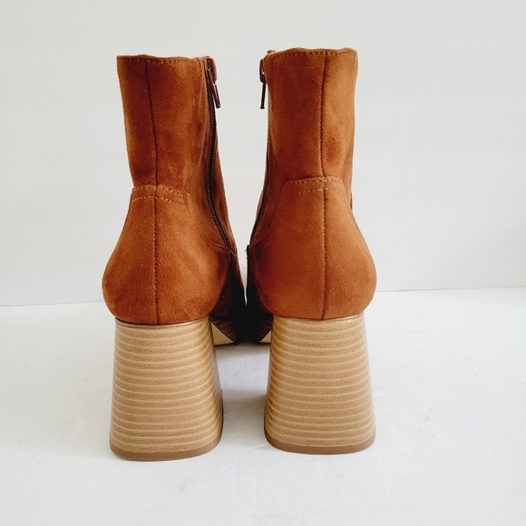 New BP Keyla Platform Bootie in Tan Chestnut, Size 7 - Picture 5 of 8